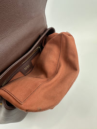 Numero Un Textured Sandalwood Leather Bag