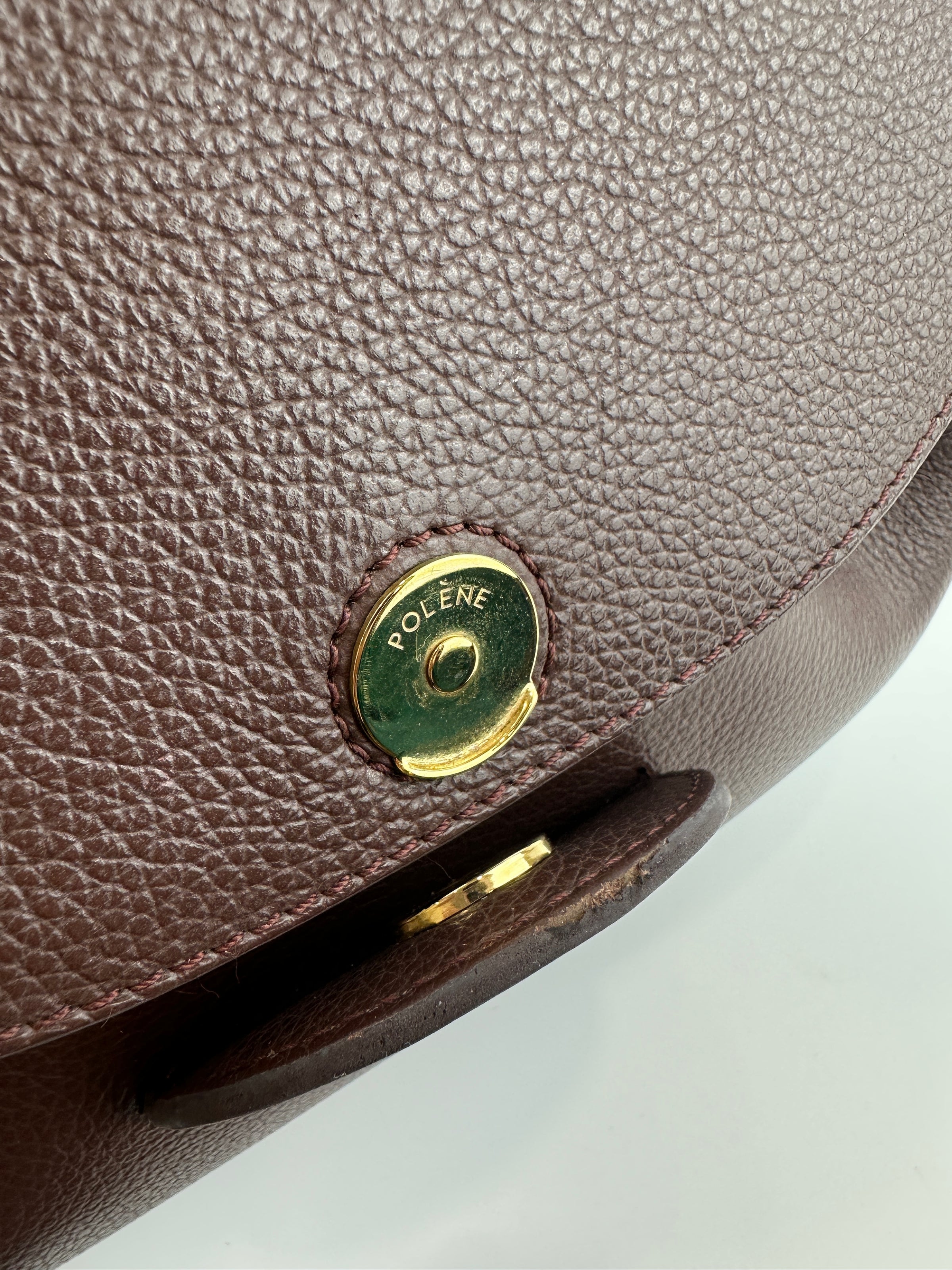 Numero Un Textured Sandalwood Leather Bag