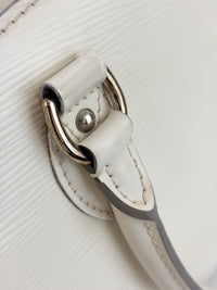 Epi Leather Pont Neuf PM Handbag White
