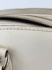 Epi Leather Pont Neuf PM Handbag White