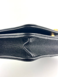 Boy Wallet On Chain Black Caviar GHW AP1117 - Glampot