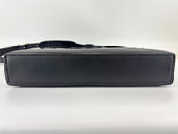 Brooks Epi Leather Tote Bag Black