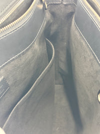 Brooks Epi Leather Tote Bag Black