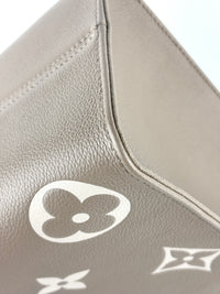 M45494 OnTheGo MM Bicolor Monogram Empreinte Leather Tourterelle / Crème - Glampot