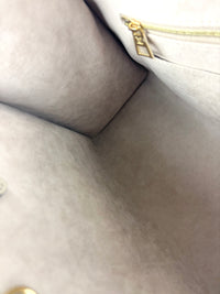 M45494 OnTheGo MM Bicolor Monogram Empreinte Leather Tourterelle / Crème - Glampot