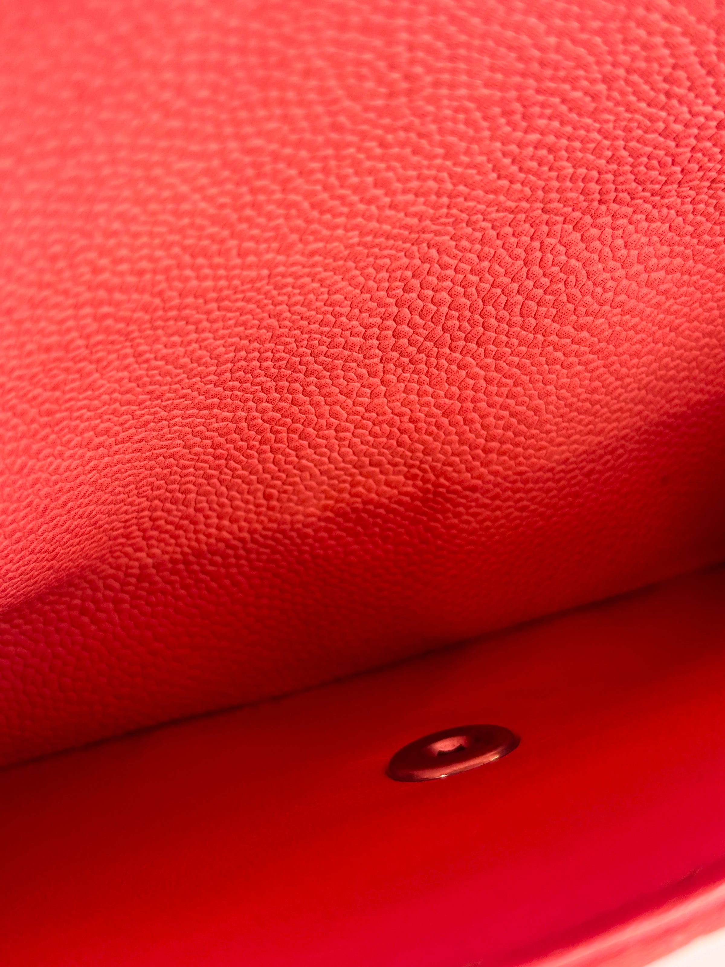 Coral Pink Caviar Jumbo Classic Double Flap Bag SHW