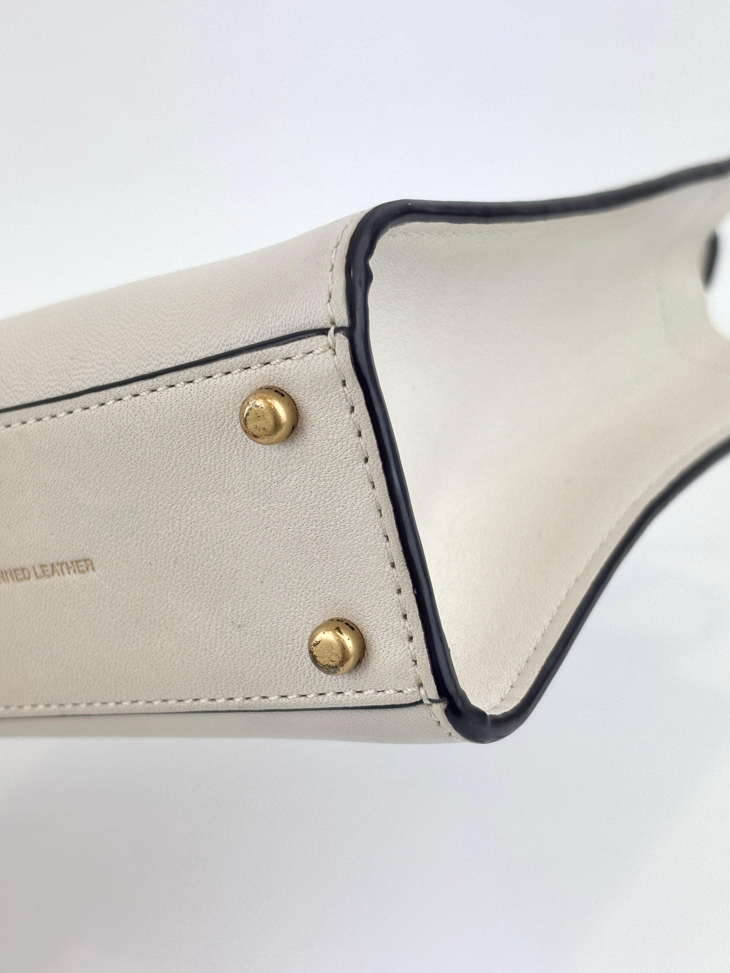 C4828 Mini Cashin Tote in Chalk