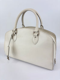 Epi Leather Pont Neuf PM Handbag White