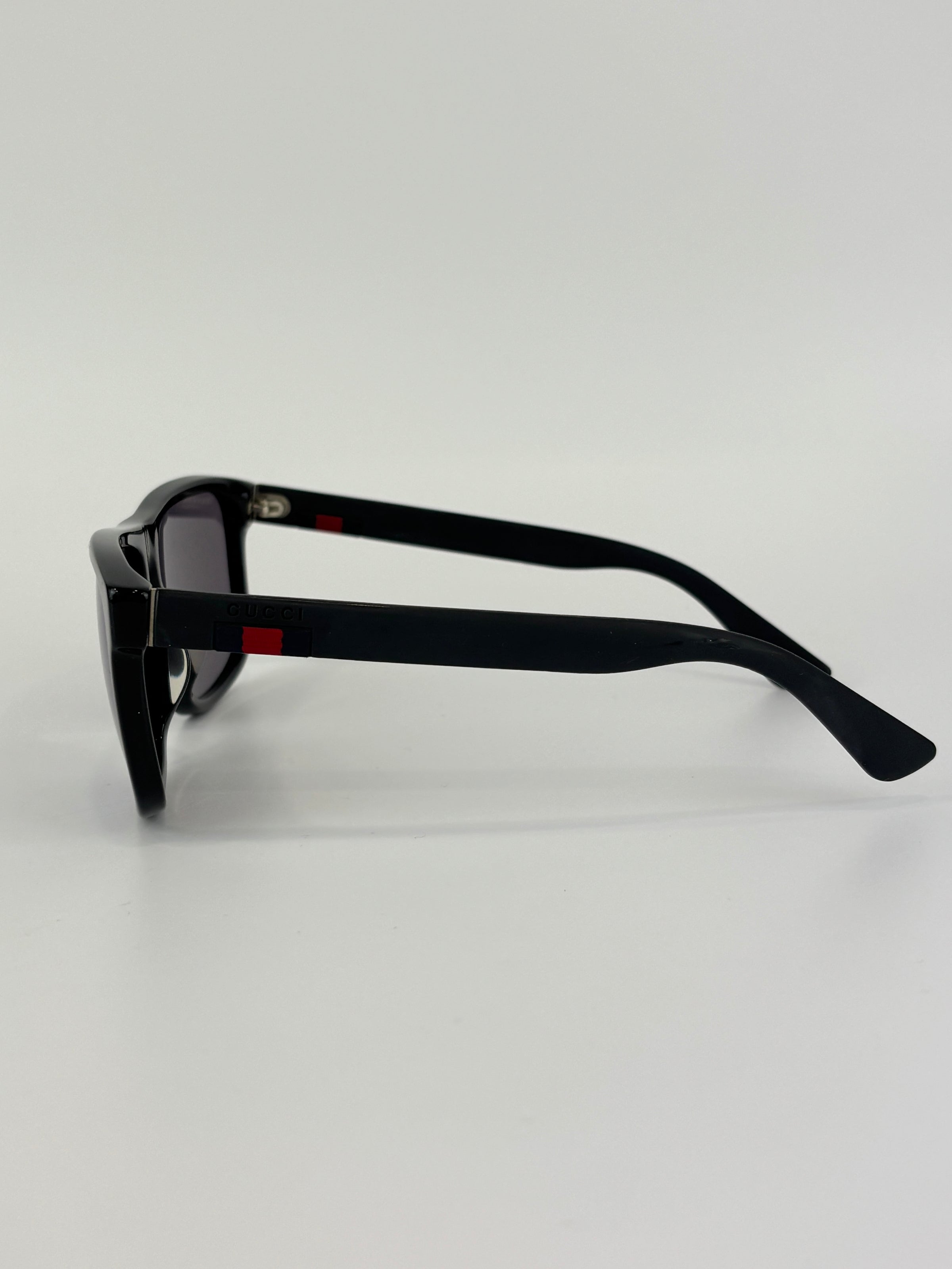 GG0010S Shiny Black Sunglasses