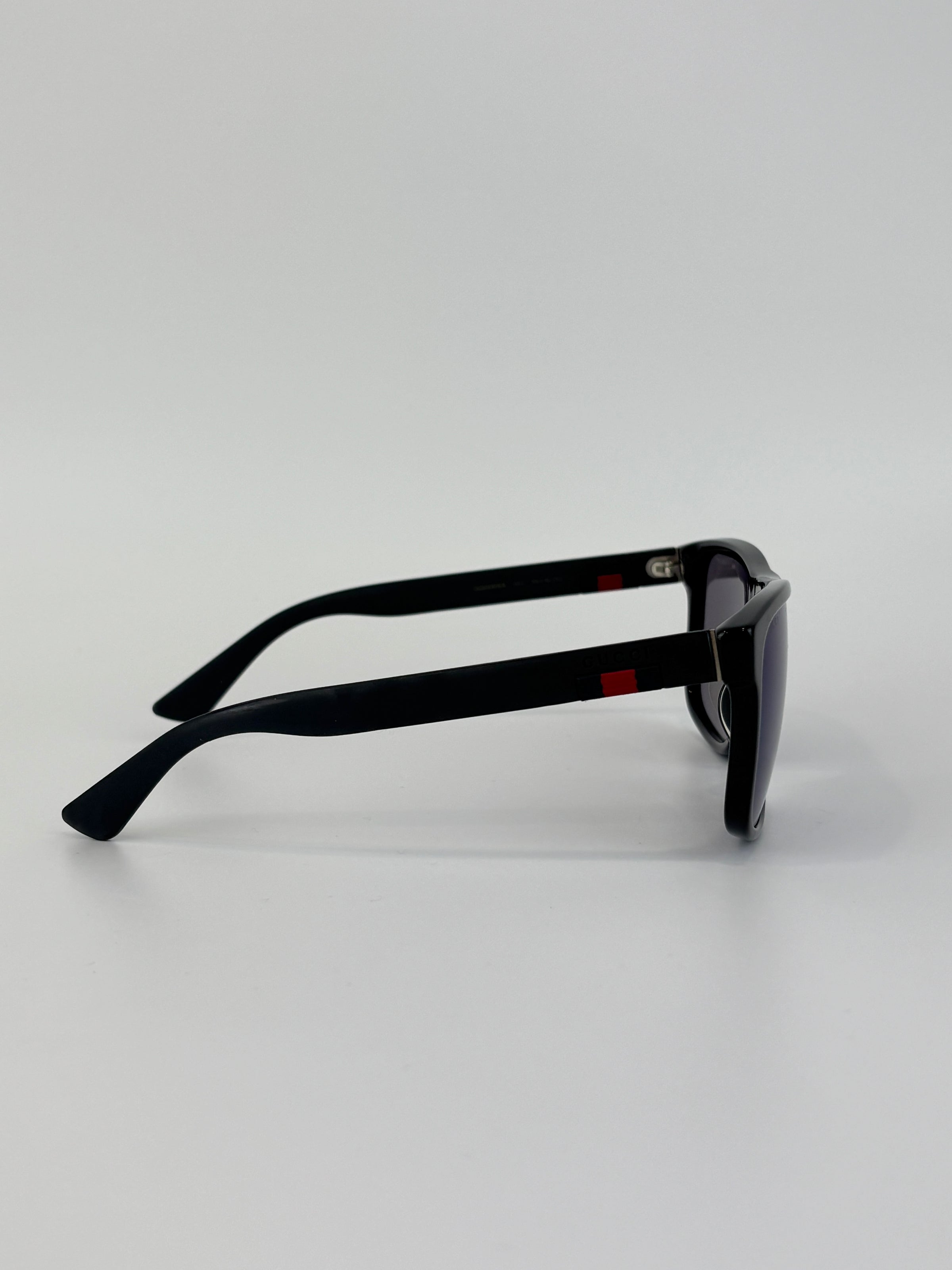 GG0010S Shiny Black Sunglasses