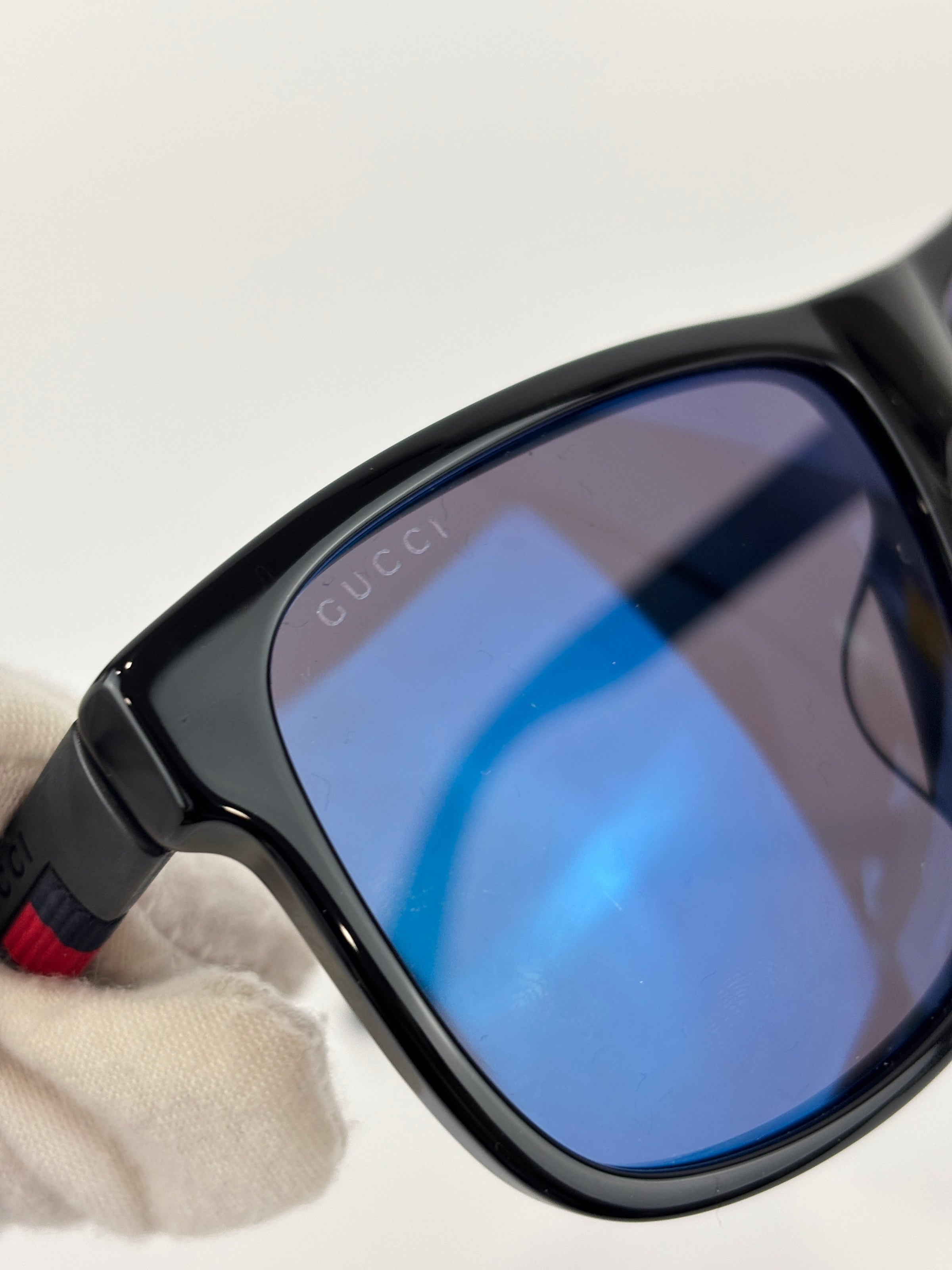 GG0010S Shiny Black Sunglasses