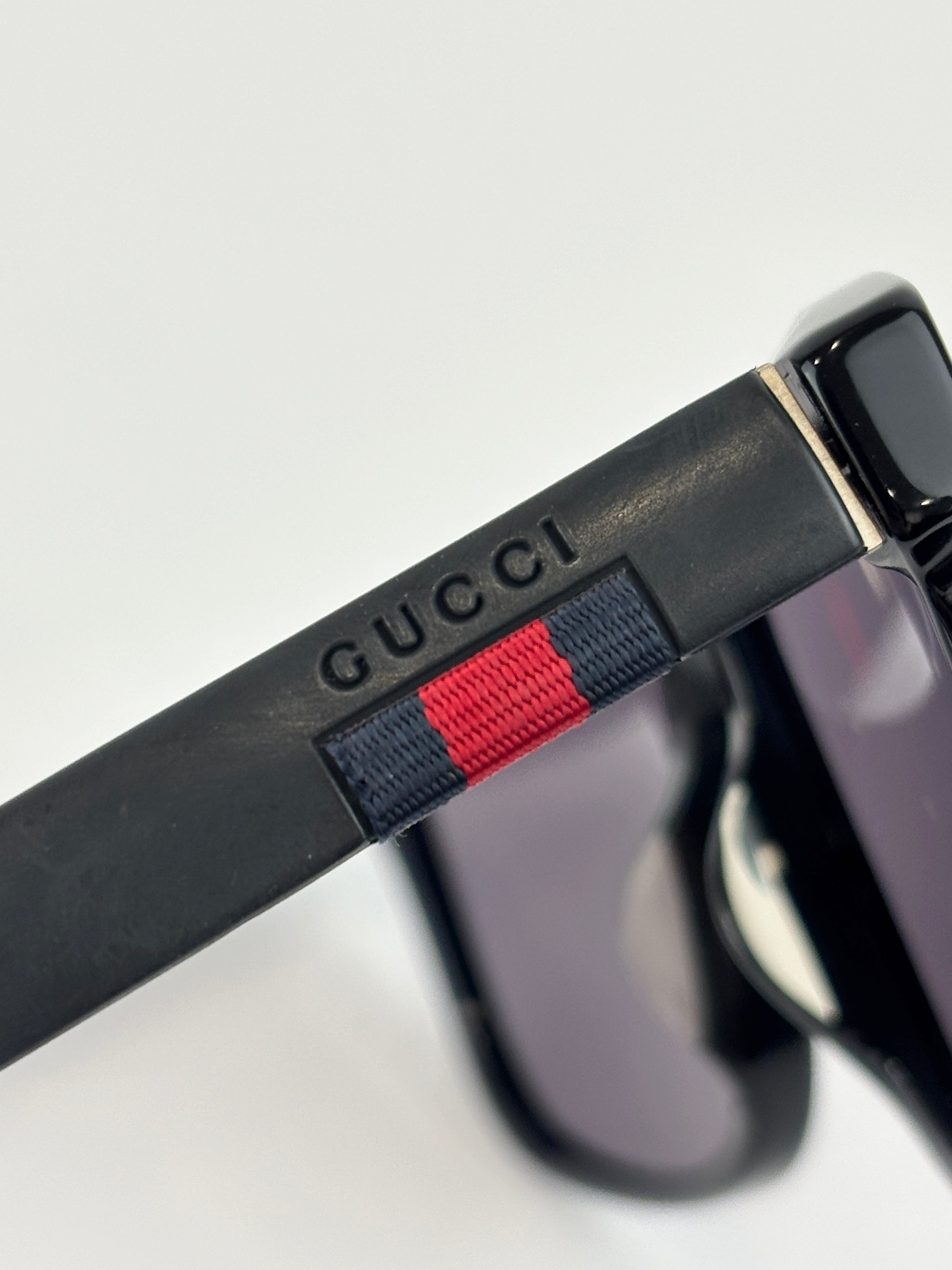 GG0010S Shiny Black Sunglasses