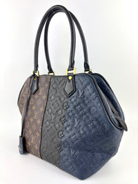 Limited Edition Marine Monogram Blocks Zipped Tote Bag - Glampot