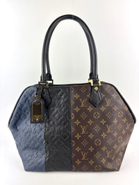 Limited Edition Marine Monogram Blocks Zipped Tote Bag - Glampot