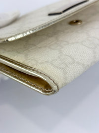 White GG Coated Canvas Wallet
