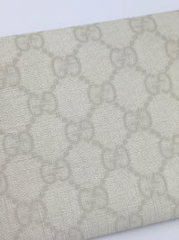 White GG Coated Canvas Wallet