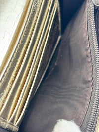 White GG Coated Canvas Wallet