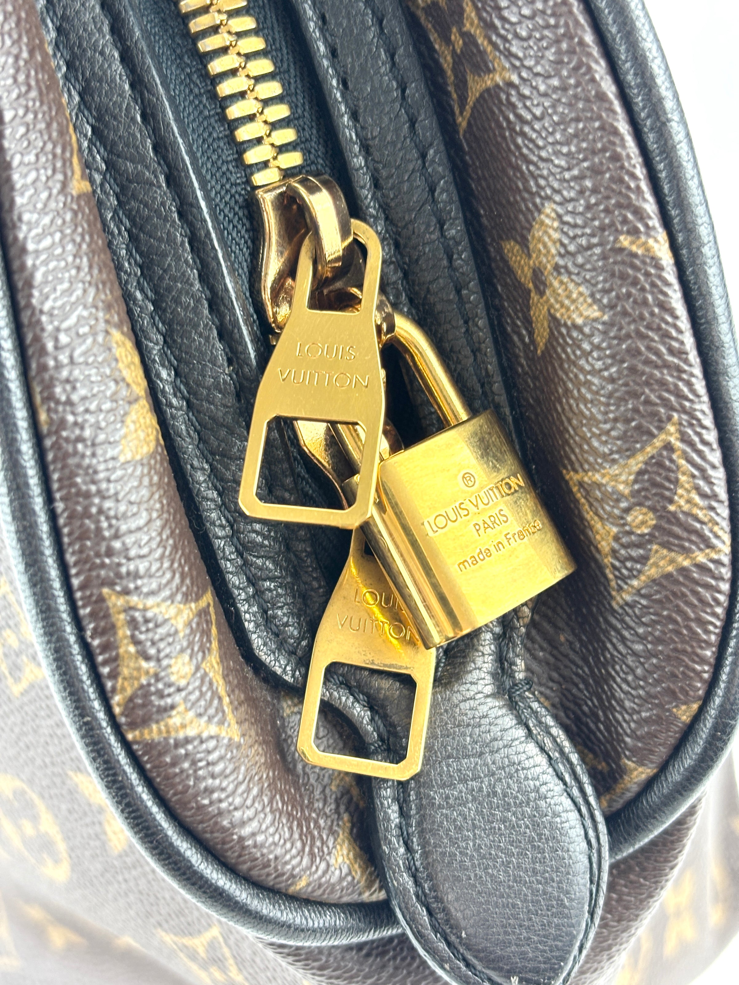 Limited Edition Marine Monogram Blocks Zipped Tote Bag - Glampot