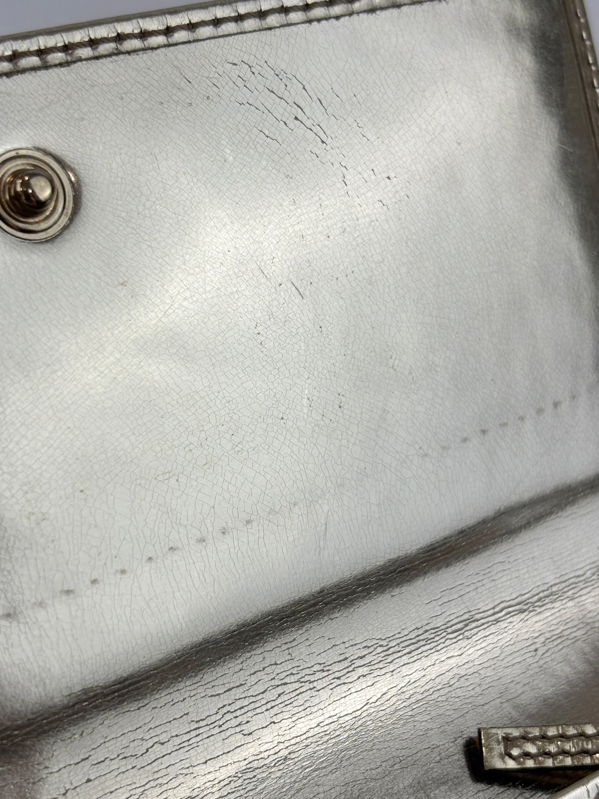 White GG Coated Canvas Wallet