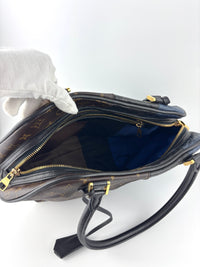 Limited Edition Marine Monogram Blocks Zipped Tote Bag - Glampot