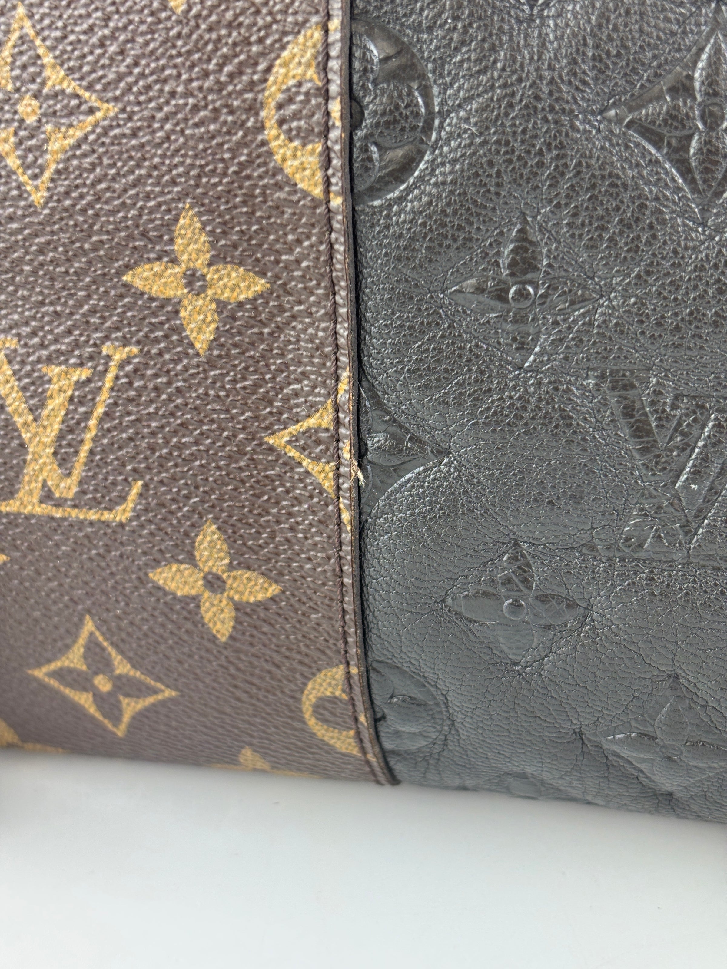Limited Edition Marine Monogram Blocks Zipped Tote Bag - Glampot