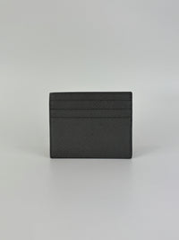 2MC223 Saffiano Leather Nero/Mercuri Card Holder