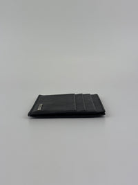 2MC223 Saffiano Leather Nero/Mercuri Card Holder