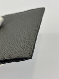 2MC223 Saffiano Leather Nero/Mercuri Card Holder