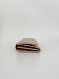 1M1132 Cammeo Vitello Move Leather Continental Wallet