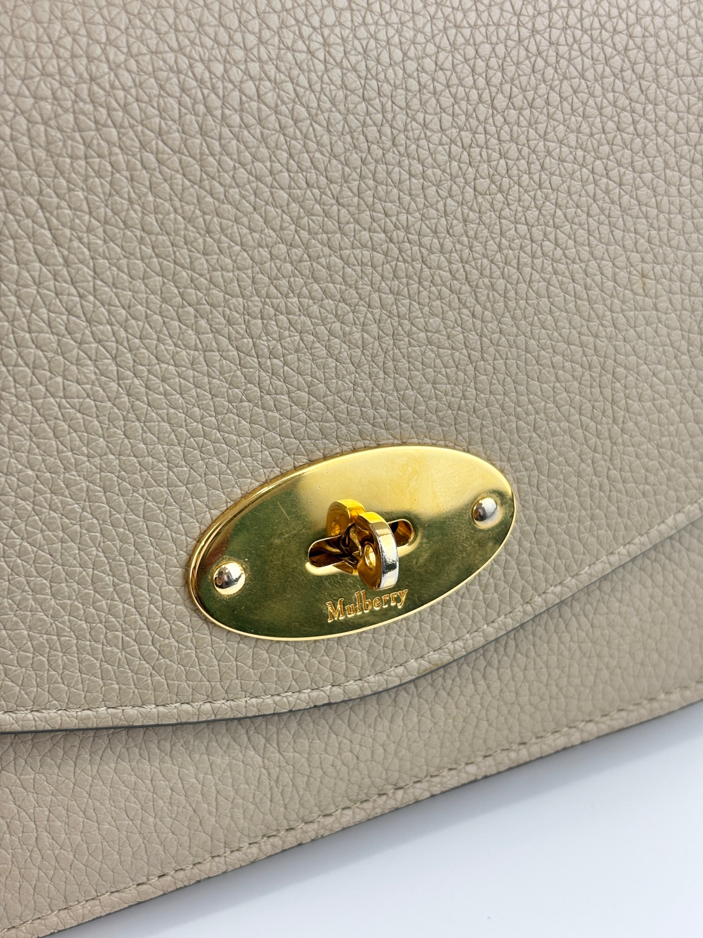 Small Darley Classic Grain in Dune Crossbody Bag - Glampot