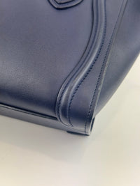 Nano Luggage Navy Smooth Calfskin
