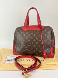 Retiro NM Cerise Monogram Canvas