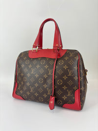 Retiro NM Cerise Monogram Canvas