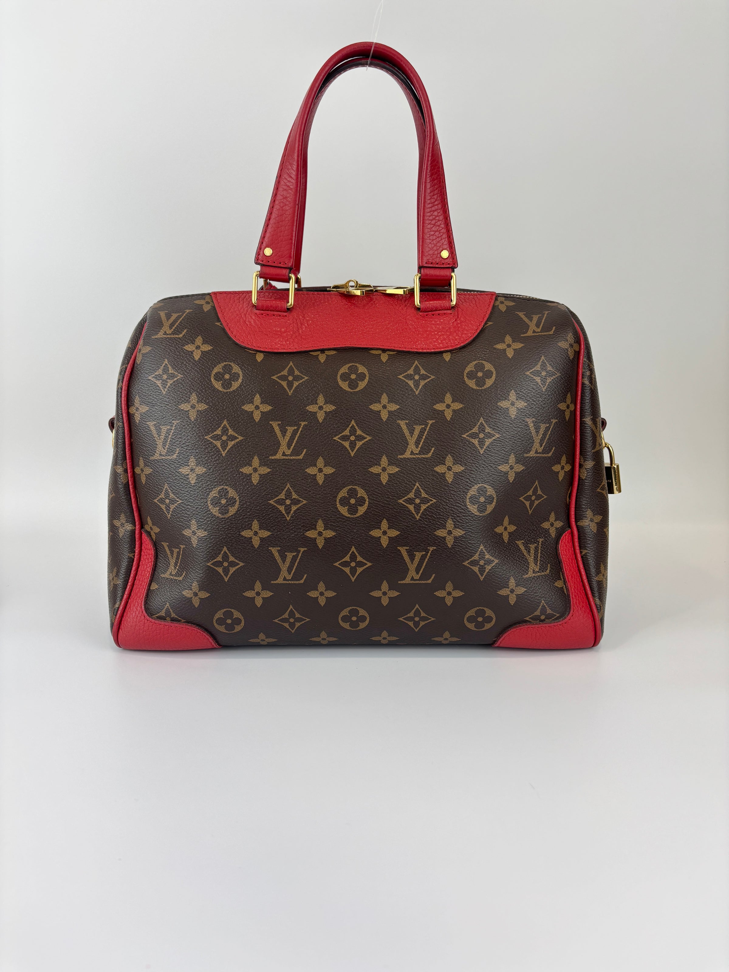 Retiro NM Cerise Monogram Canvas