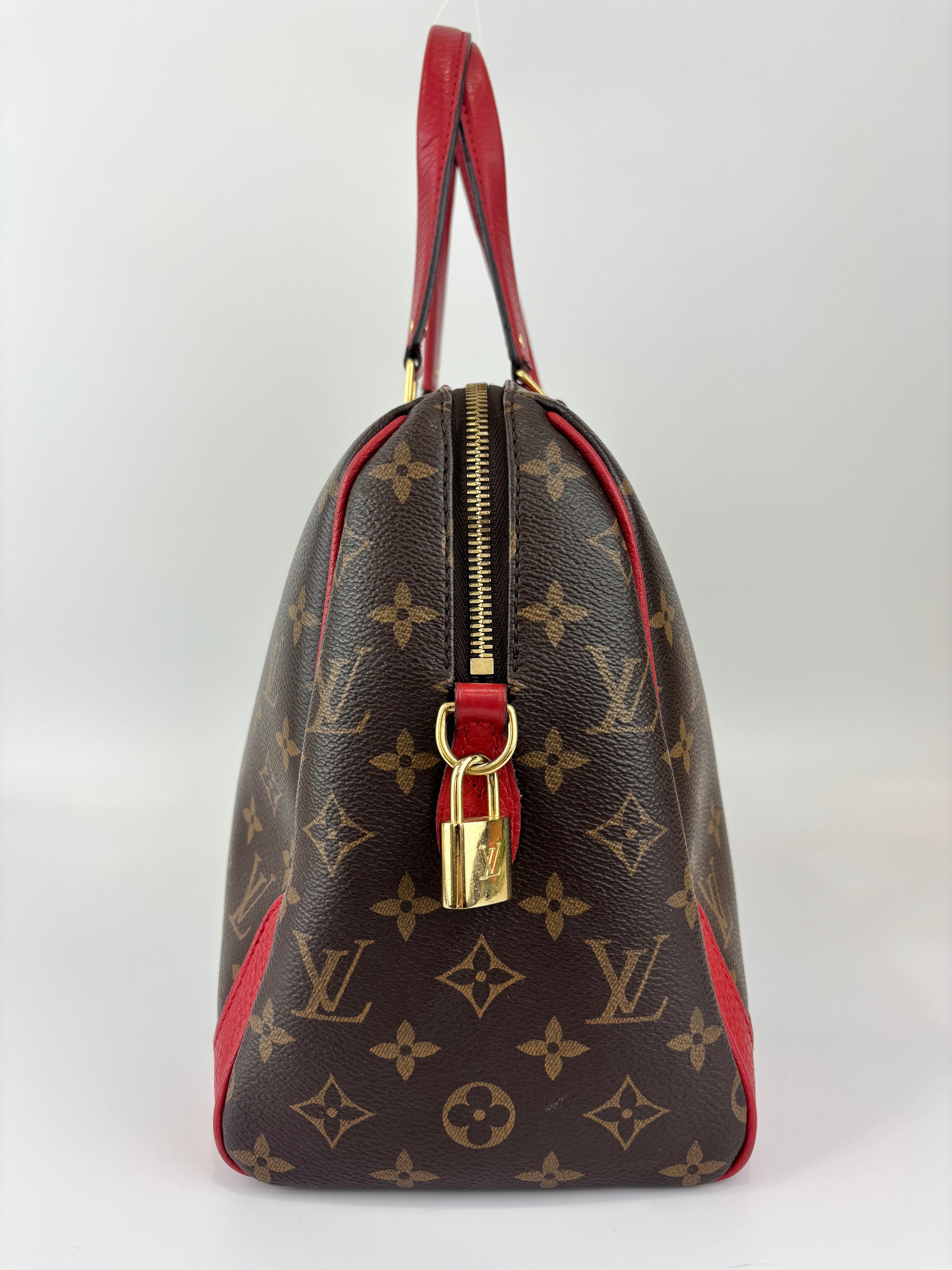 Retiro NM Cerise Monogram Canvas