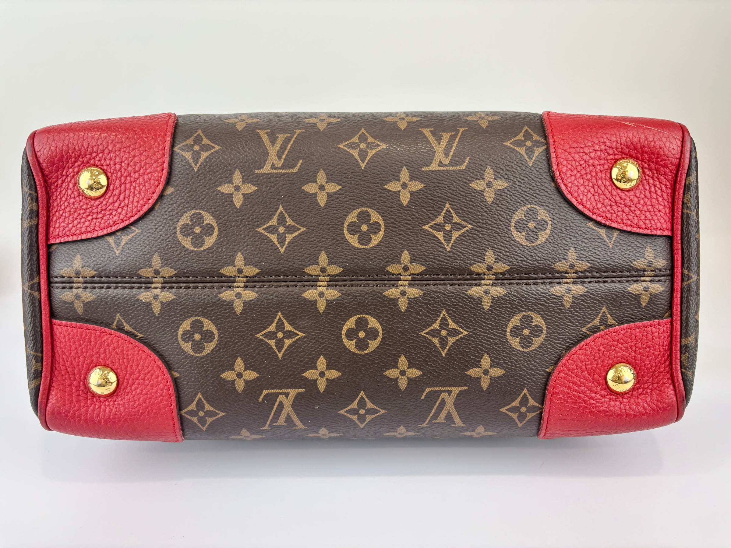 Retiro NM Cerise Monogram Canvas