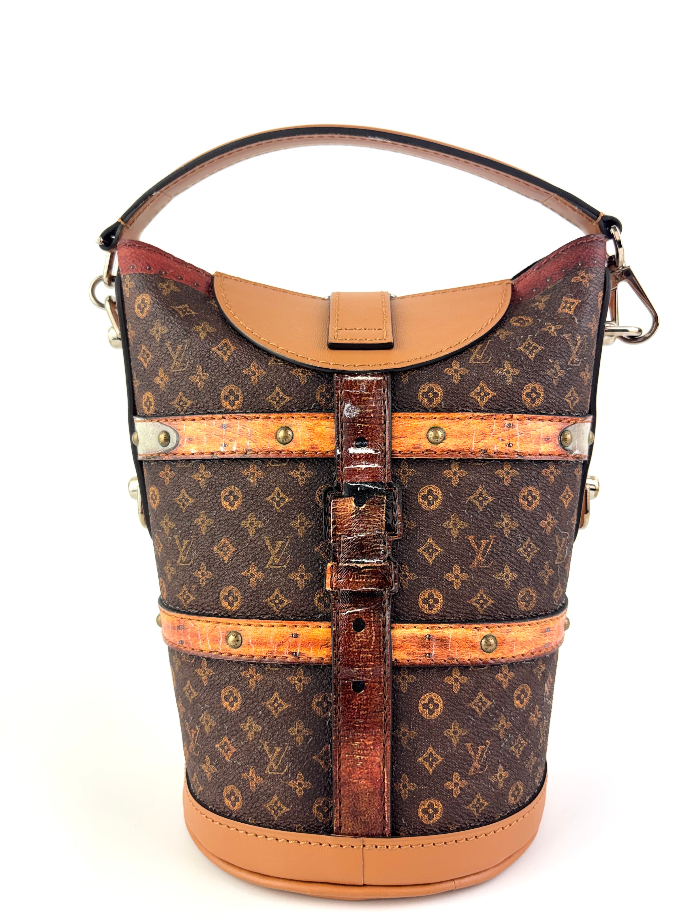 Transformed Monogram Time Trunk Duffle Bag