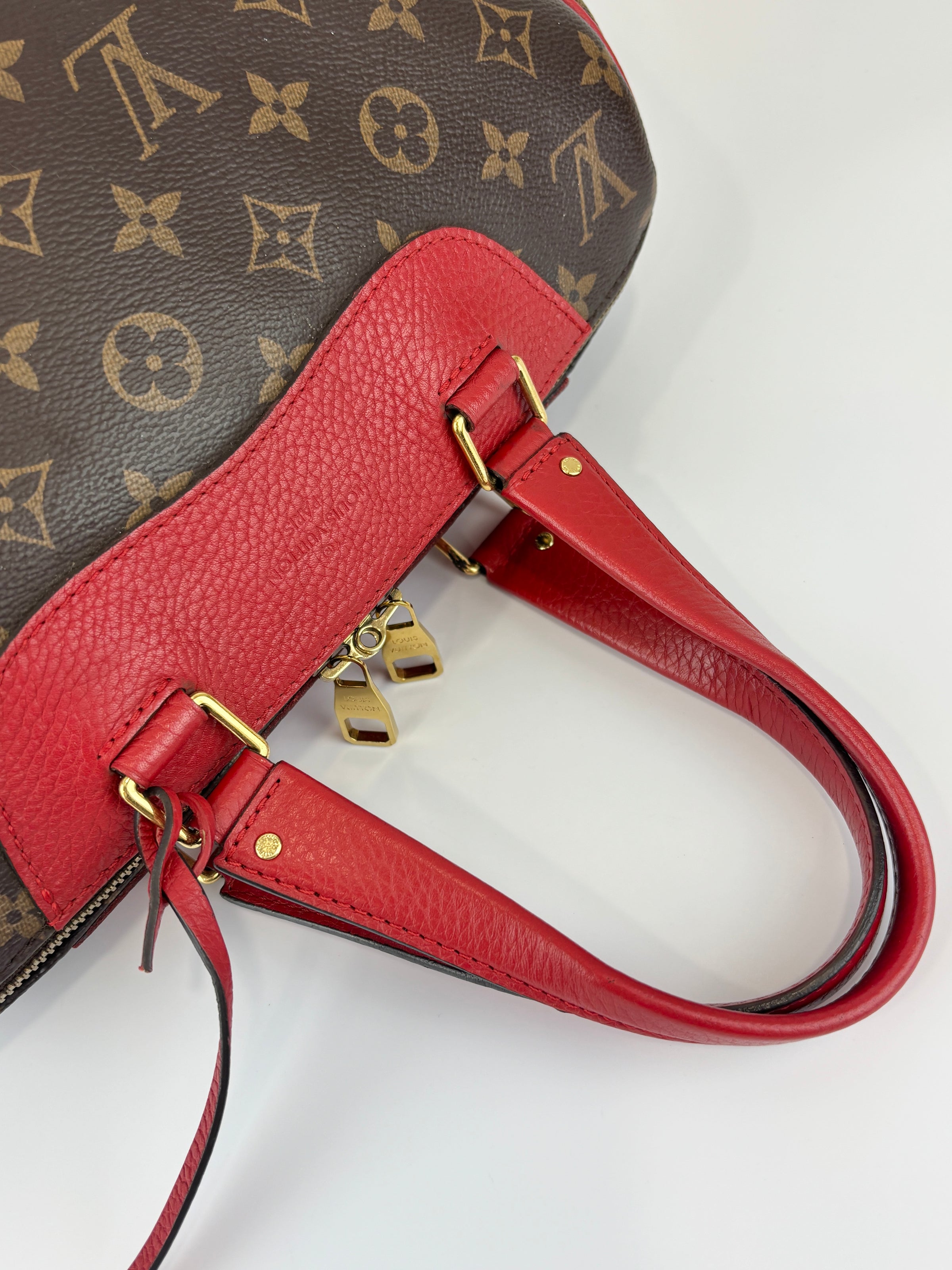 Retiro NM Cerise Monogram Canvas