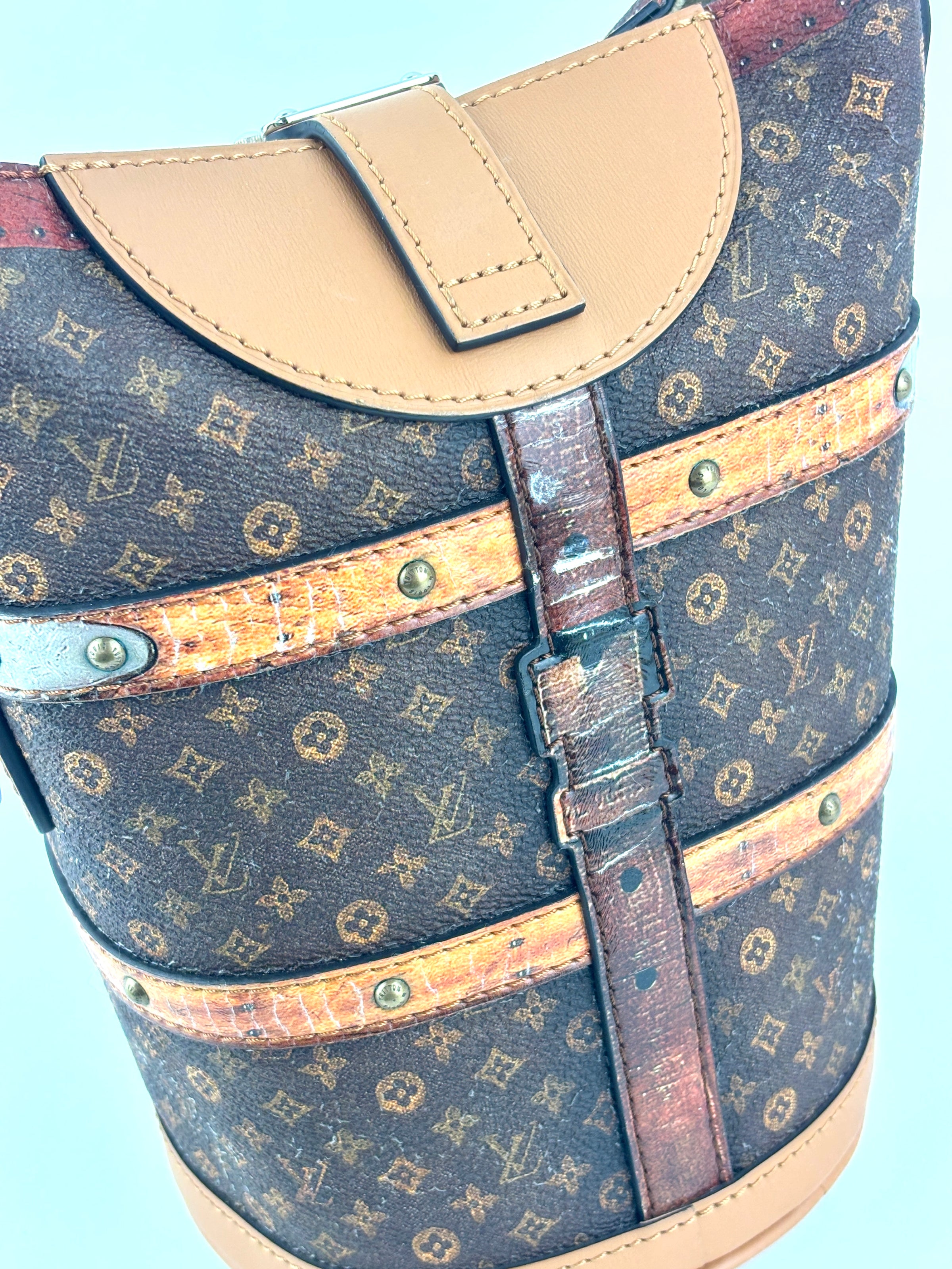 Transformed Monogram Time Trunk Duffle Bag