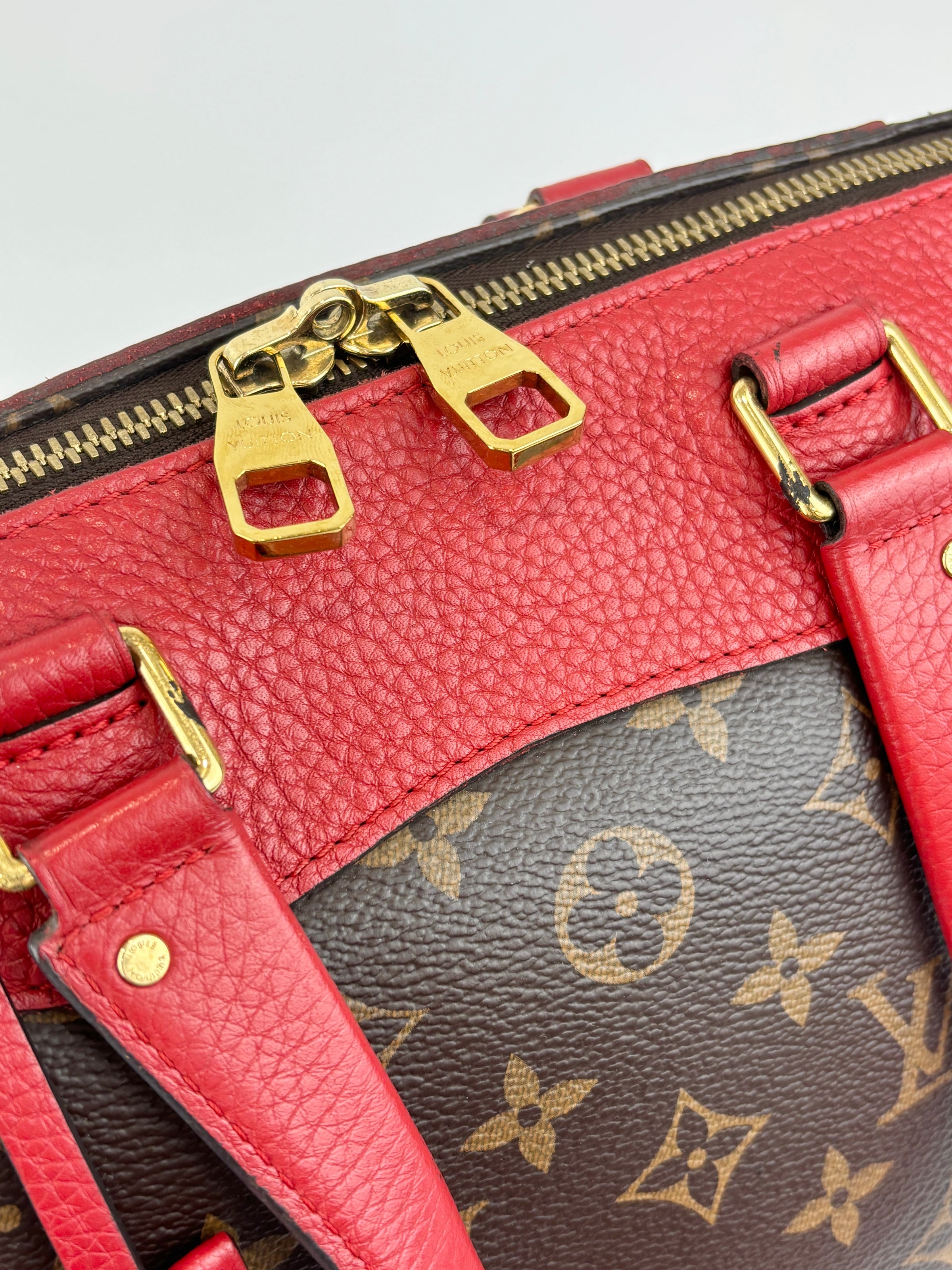 Retiro NM Cerise Monogram Canvas