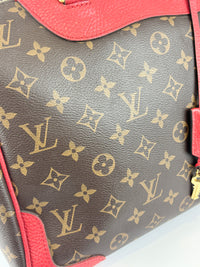 Retiro NM Cerise Monogram Canvas