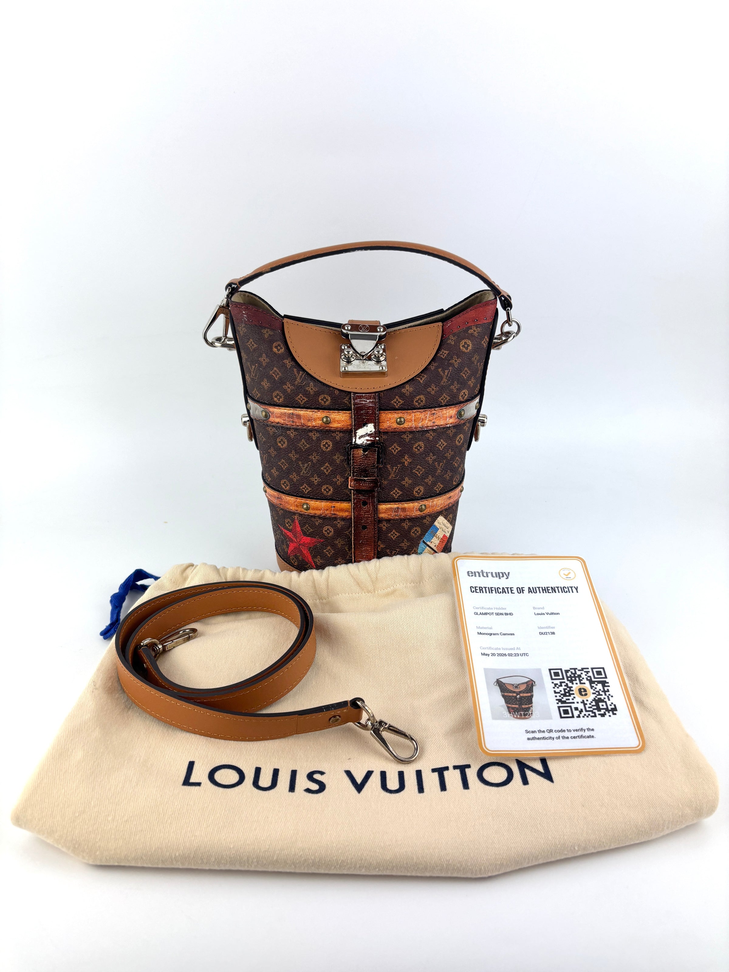 Transformed Monogram Time Trunk Duffle Bag