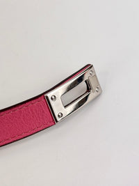 Kelly Double Tour Bracelet Rose Azalee PHW Size XS