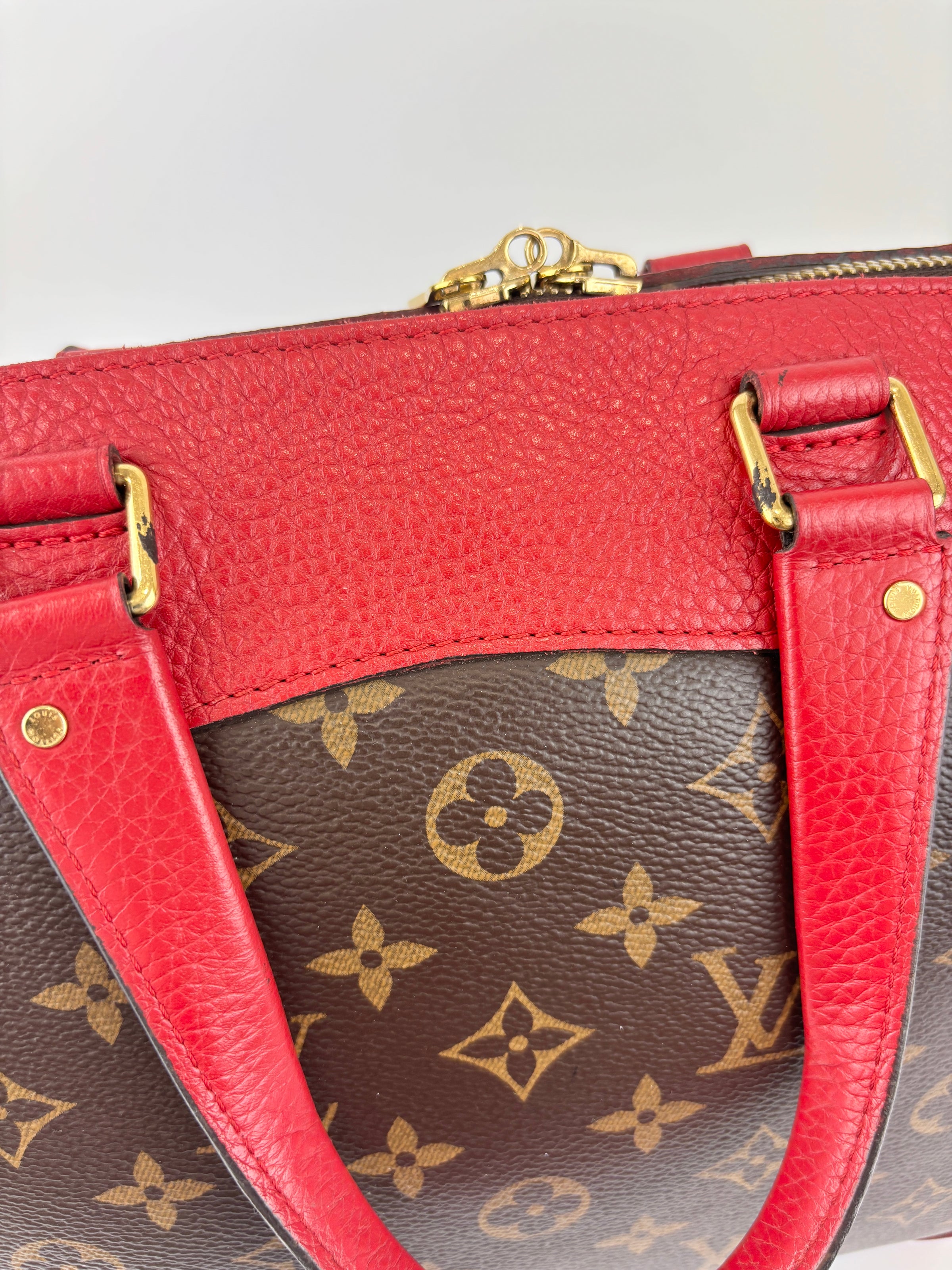 Retiro NM Cerise Monogram Canvas