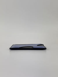 Cut-Out Detail Card Holder Black Calfskin / Blue Patent