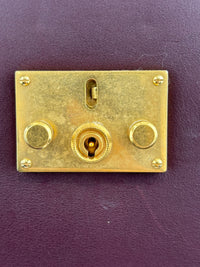 Dioraddict Top Handle Bag in Burgundy Calfskin with Gold-Tone Hardware