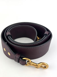 Dioraddict Top Handle Bag in Burgundy Calfskin with Gold-Tone Hardware