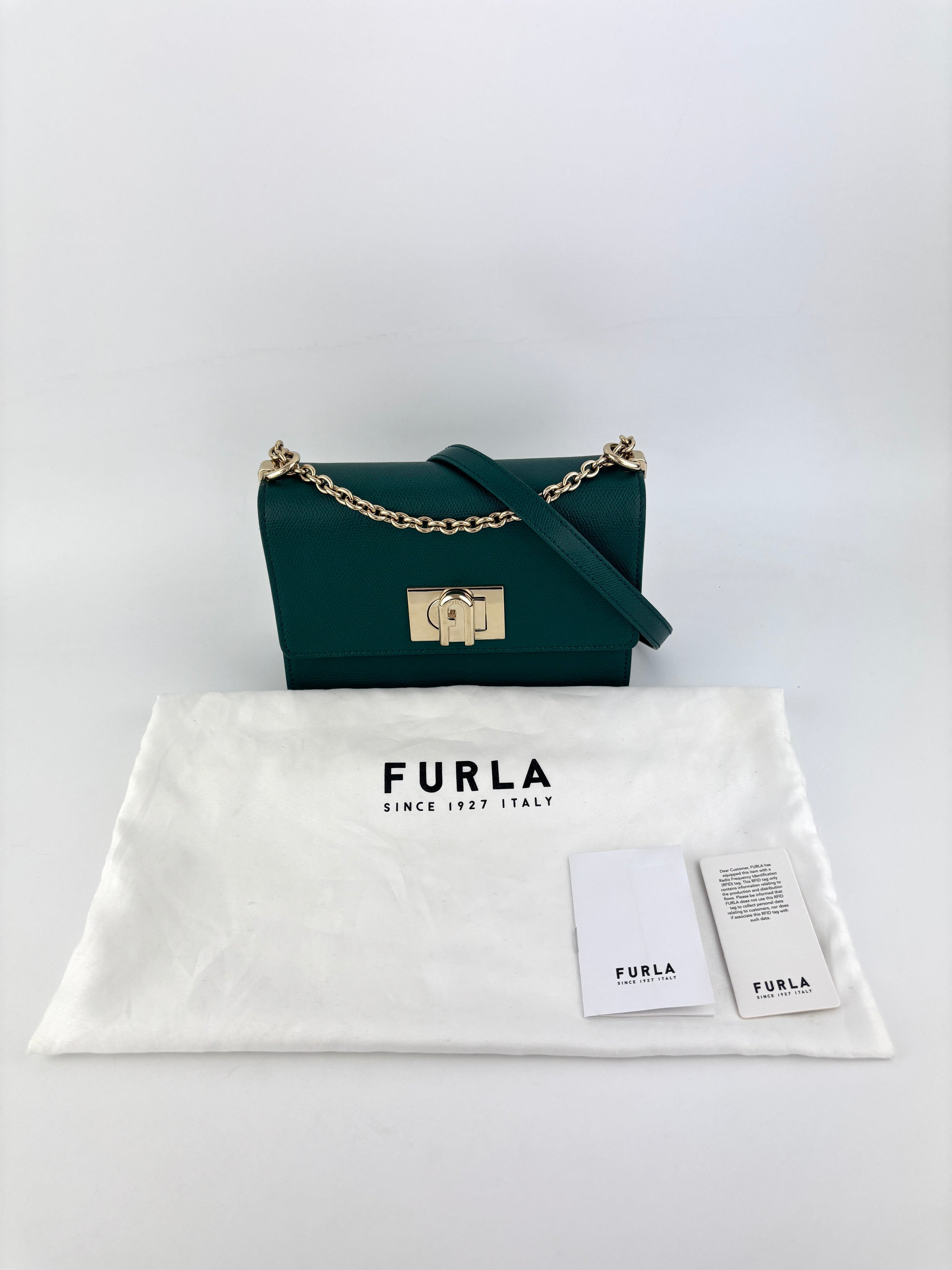 1927 Mini Crossbody in Green GHW