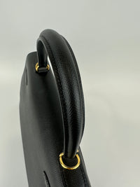 Kelly 28 Sellier Black Epsom GHW