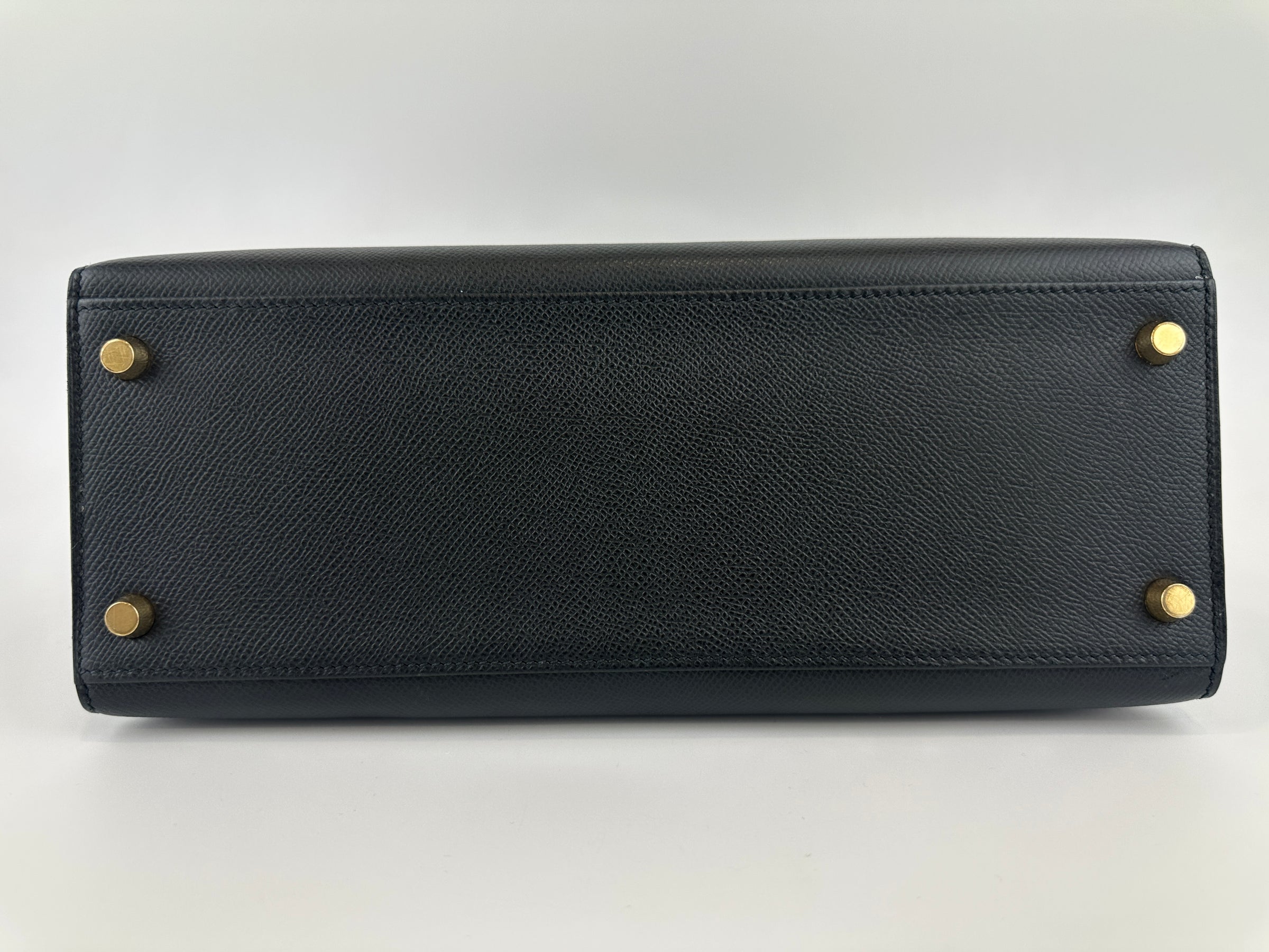 Kelly 28 Sellier Black Epsom GHW